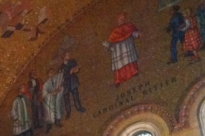 Mosaic depicting Cardinal Joseph E. Ritter, Cathedral Basilica of St. Louis